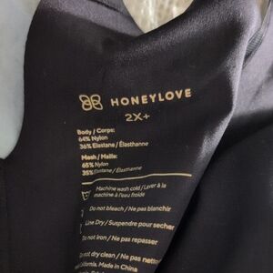 Honeylove Elegant Black Shapewear 2X+